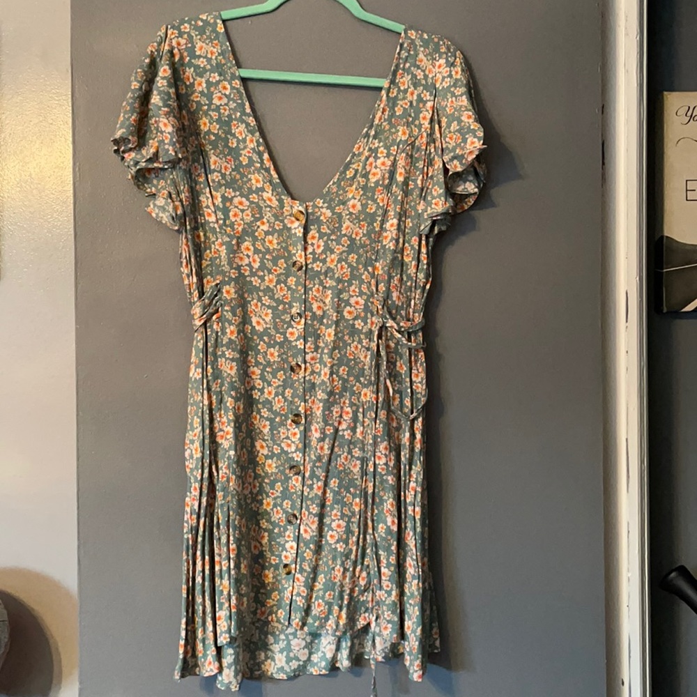 Floral dress size Large